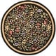 preview thumbnail 75 of 104, SAFAVIEH Handmade Chelsea Jalisa French Country Floral Wool Rug 8' Round - Black - Round