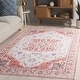 preview thumbnail 35 of 48, SAFAVIEH Tucson Betzy Transitional Machine Washable Rug 4' x 6' - Rust/Ivory - Rectangle