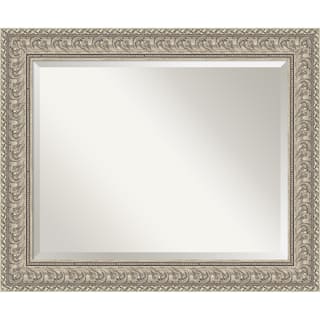 Sydney Silver Beveled Framed Bathroom Vanity Wall Mirror - Sydney Silver