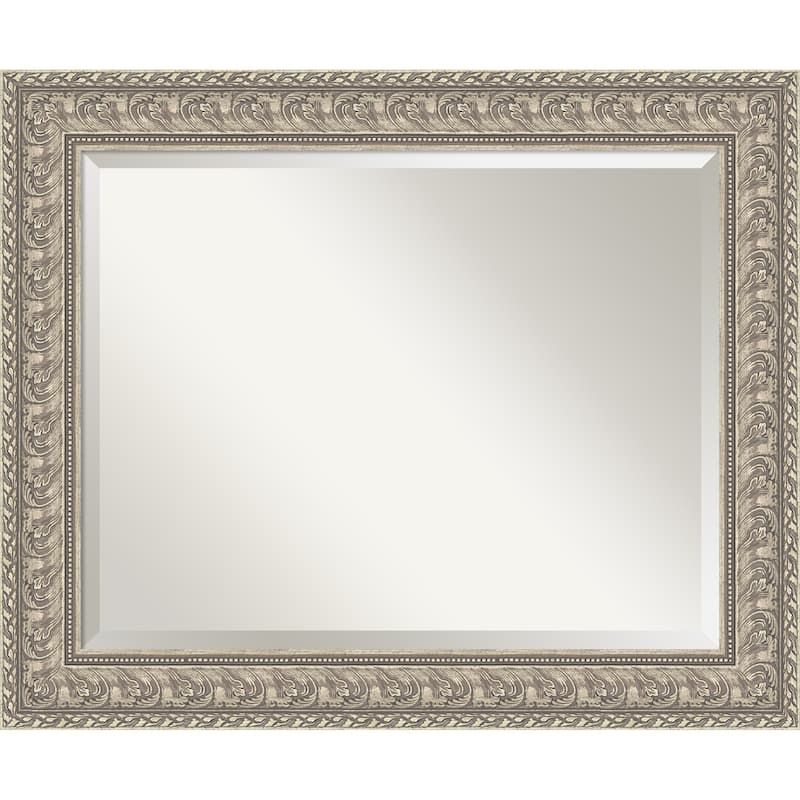 Sydney Silver Beveled Framed Wall Mirror