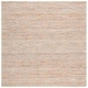 preview thumbnail 4 of 14, SAFAVIEH Flatweave Natural Fiber Otelinda Farmhouse Hemp Rug 6' Square - Natural/Ivory - Square