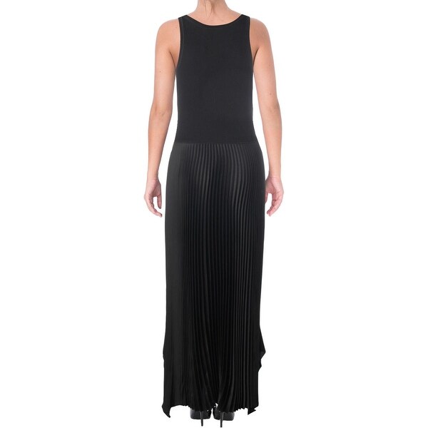 theory vinessi pleated maxi dress