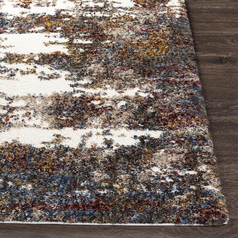 Artistic Weavers Tiago Abstract Watercolor Modern Shag Area Rug