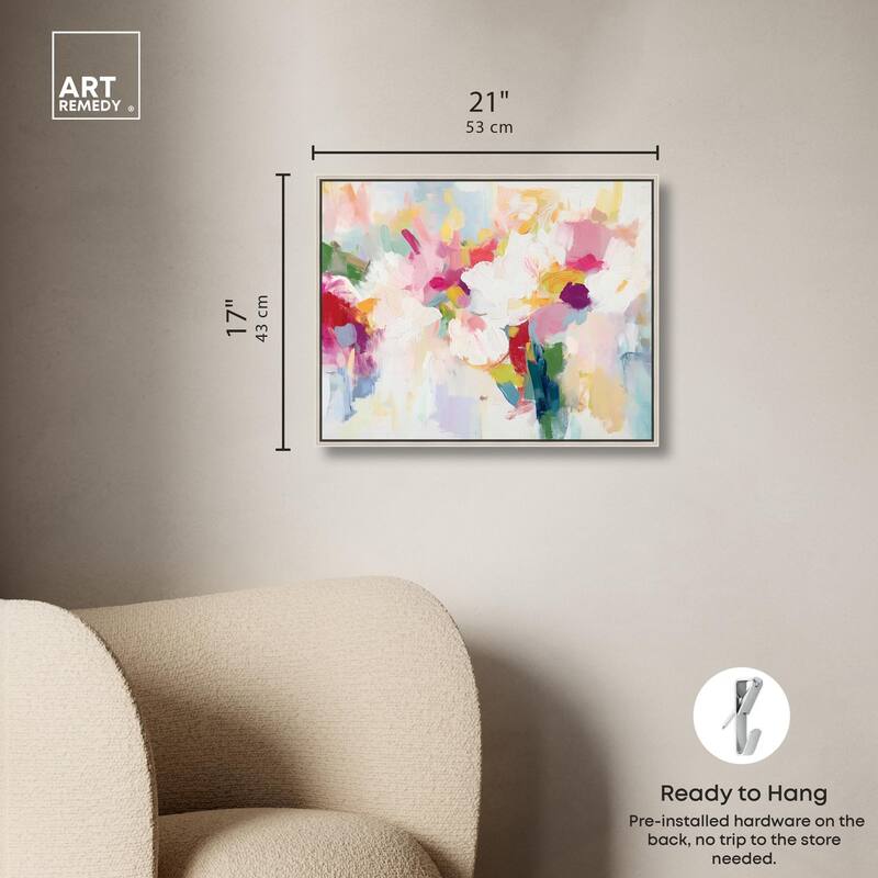 Saturated Colors I Canvas by Art Remedy