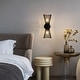 preview thumbnail 21 of 30, 2-Light Black/Gold Wall Sconces 16 Inch Modern Wall Sconce - N/A
