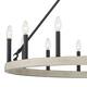 Acroma 15 Light 40 In Modern Farmhouse Wagon Wheel Chandelier-UL