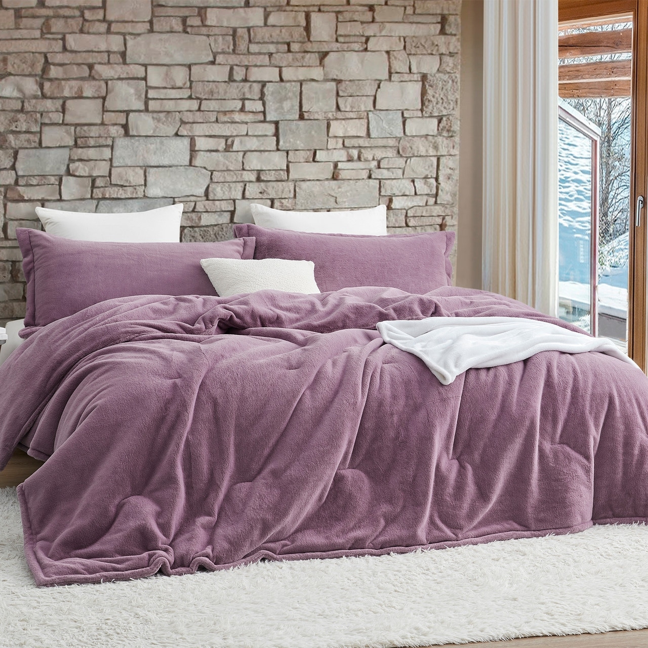 Softer than Soft® - Coma Inducer® Oversized Comforter Set - Elderberry