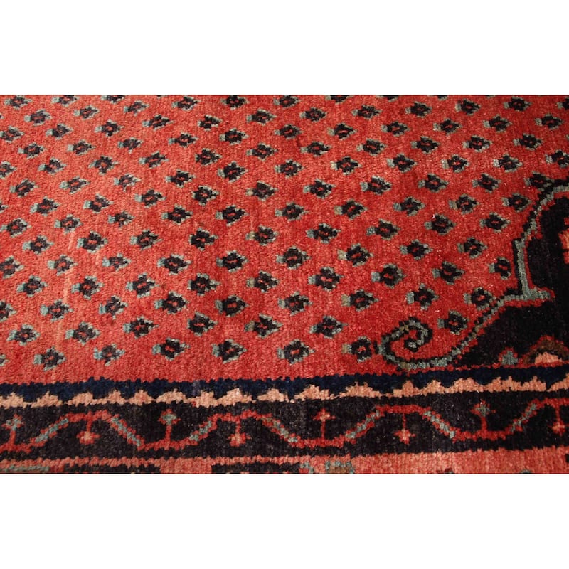 ECARPETGALLERY Hand-knotted Andelz Red Wool Rug - 4'8 x 6'9