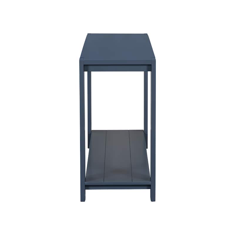 Console Table with Bottom Shelf and Four Legs
