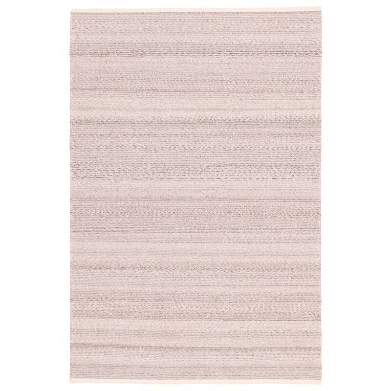 ECARPETGALLERY Flat-Weave Nevada Grey Wool Kilim - 5'2 x 7'9