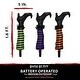 preview thumbnail 3 of 9, Haunted Hill Farm Set of Three 19-In. Light-Up Witch Leg Stakes, Outdoor Halloween Lawn and Garden Decoration, LED, Battery