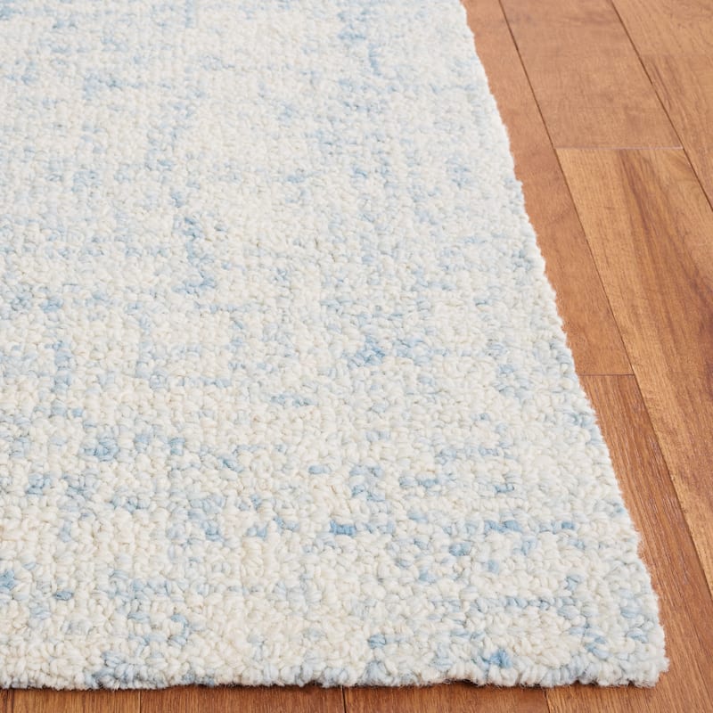 SAFAVIEH Handmade Abstract Euphrasie Modern Wool Rug