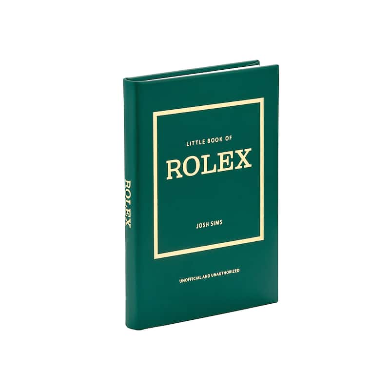 Graphic Image Little Book of Rolex Coffee Table Book, Leather, Emerald