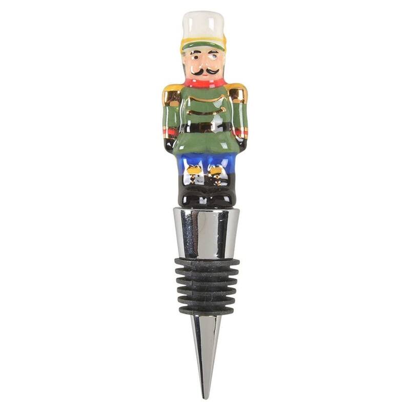Spode Christmas Bottle Stopper - Nutcracker