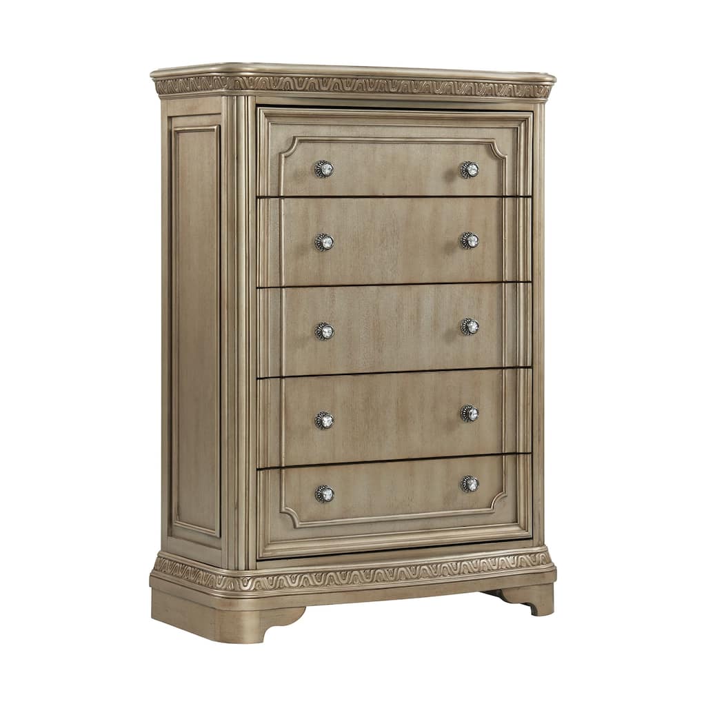Picket House Furnishings Berlin 5-Drawer Chest in Bronze
