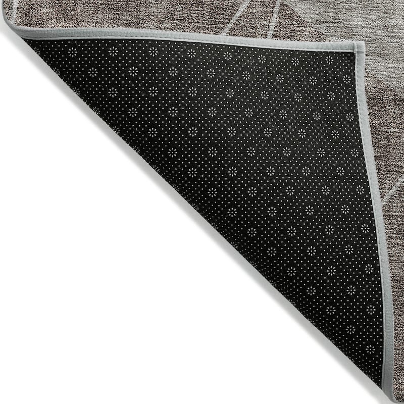 Machine Washable Indoor/ Outdoor Chantille Modern Prism Rug
