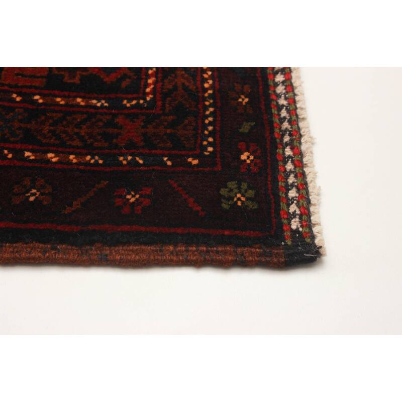 Teimani Black Rug 2'11" x 4'7" - 2'11 x 4'7