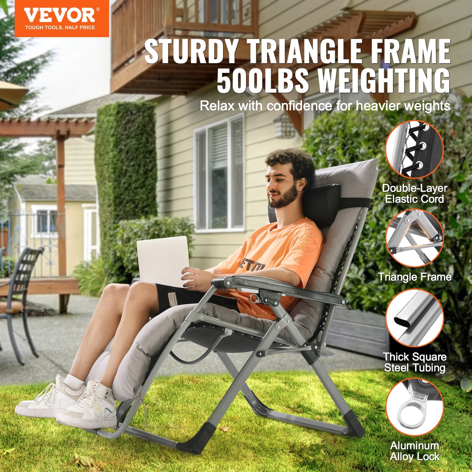 Zero Gravity Chair Zero Gravity Recliner Lounge Chair for Indoor and Outdoor Bed Bath Beyond 41423027