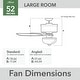 preview thumbnail 16 of 17, Hunter 52" Pro's Best Traditional Ceiling Fan with LED Light Kit and Pull Chain - DC Motor - ENERGY STAR!