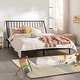 preview thumbnail 64 of 88, Middlebrook Blaney Solid Wood Spindle Platform Bed