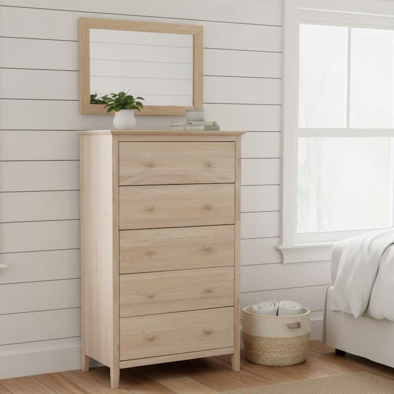 International Concepts Solid Wood Bedroom Dresser