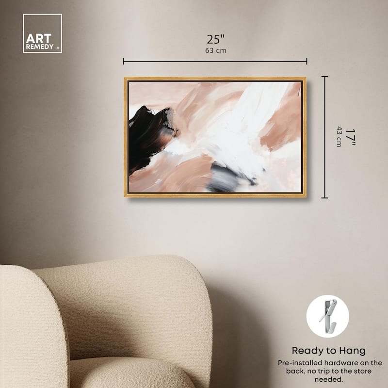 Swirls of Cream I Canvas by Art Remedy