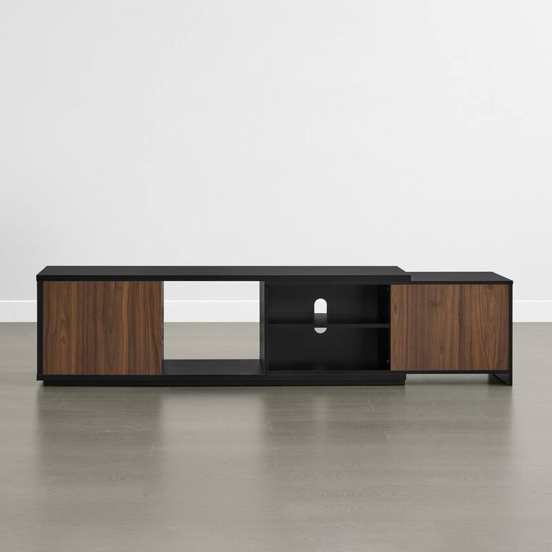 Spruce & Spring 62''-86'' Expandable TV Stand Media Console Entertainment Center