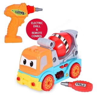 Personalized Children's Detachable Excavator Toy With Electric Drill ...