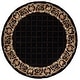 preview thumbnail 8 of 24, SAFAVIEH Handmade Chelsea Kalie French Country Wool Rug 8' Round - Black - Round