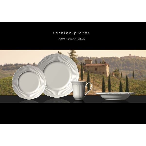slide 1 of 4, Red Vanilla Tuscan Villa 16Pc Dinner Set