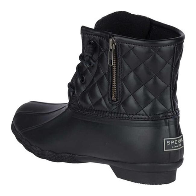 womens black sperry boots