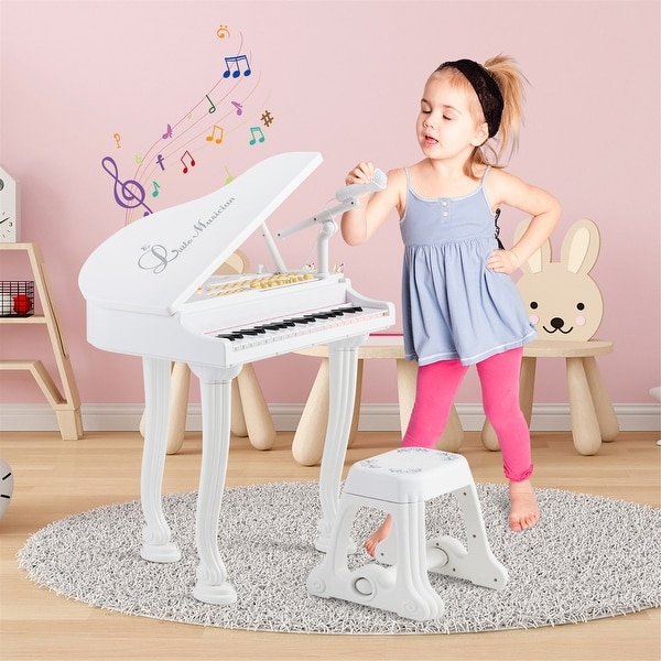 Gymax 37 Keys Kids Piano Keyboard Toy Toddler Musical Instrument w
