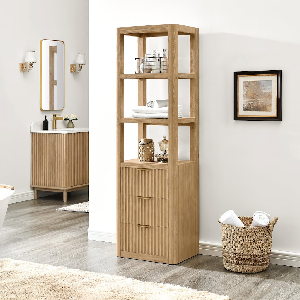 Cadiz 22 in. Storage Cabinet for Bathroom and Living Room