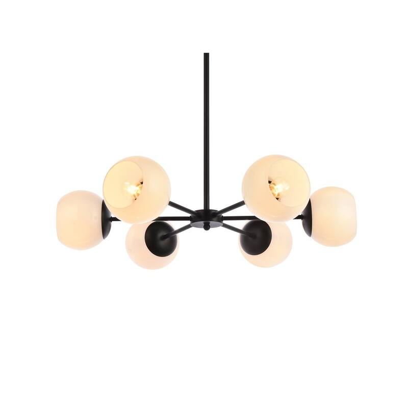 Brooke 30 inch Pendant with White Shade - N/A