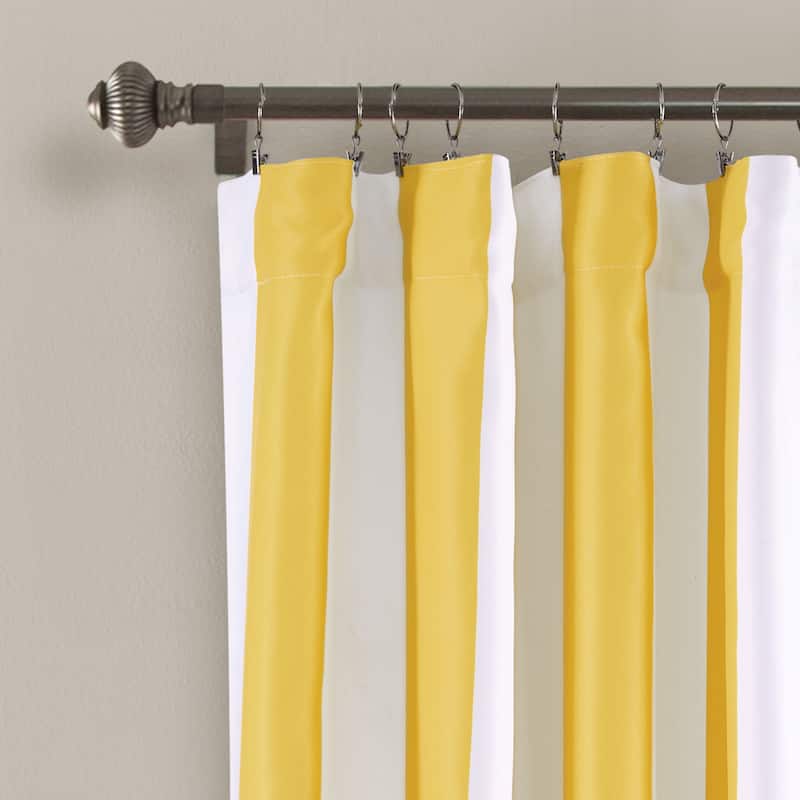 Lush Decor Wilbur Blackout Window Curtain Panel Pair