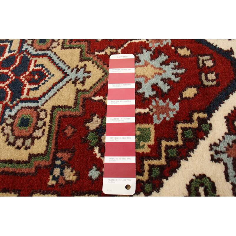 ECARPETGALLERY Hand-knotted Serapi Heritage Red Wool Rug - 2'6 x 7'9