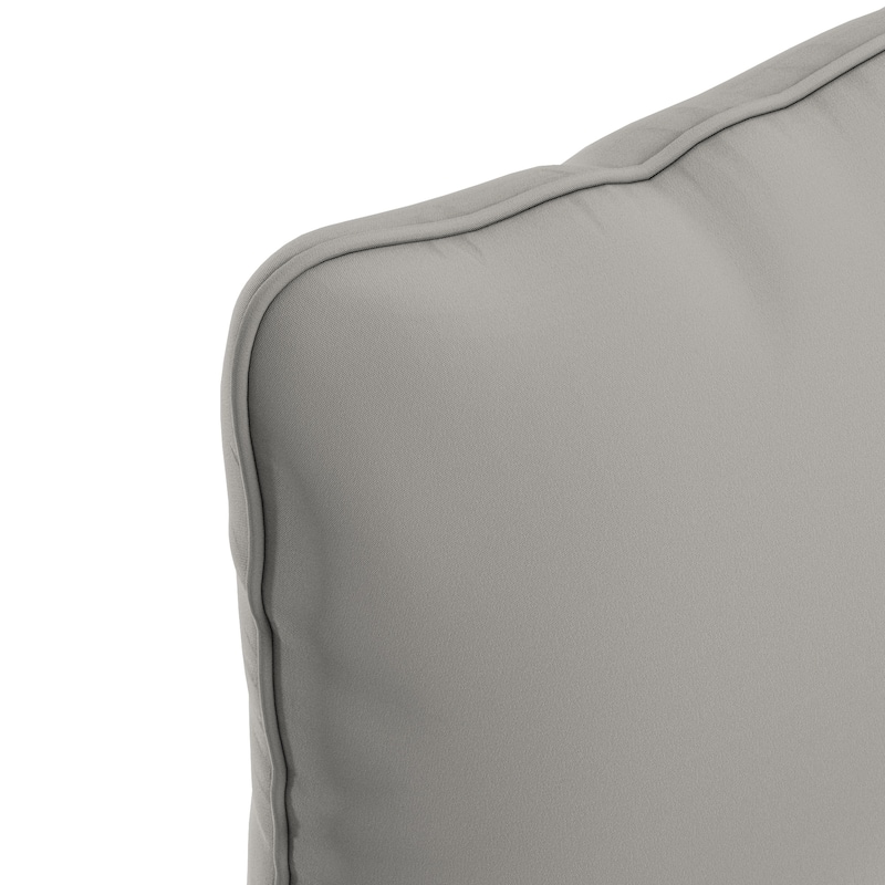 California Umbrella Outdoor Deep Seat Cushion Set, 24" x 48", Sunbrella Fabric, Densified Fiber Fill