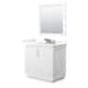 Option White, Nickel Trim, Giotto Quartz Top