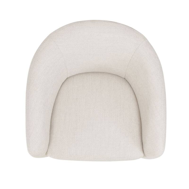 HomePop Nora Upholstered Swivel Accent Chair