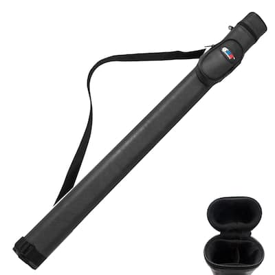 GSE™ 1x1 Hard Billiard Pool Cue Stick Carrying Case, Billiard Cue Case Holds 1 Butts/1 Shafts (5 Colors)