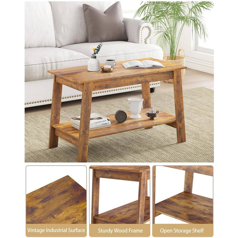Coffee Table, 31.49'' Small Living Room Tables