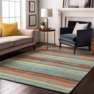 Premium Washable Super Soft Stripe Mayfield Rug