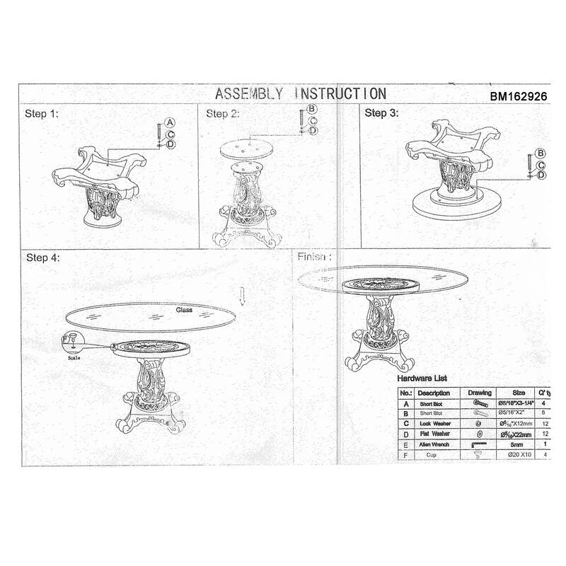 Courteous Dining Table with Pedestal, Cherry Brown