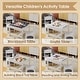 preview thumbnail 12 of 12, Furniwell 3 in 1 Kids Table and Chair Set with Drawer - N/A