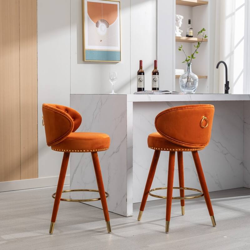 Counter Height Bar Stools Set of 2 - 20.87*19.88*36.61Inch