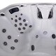 preview thumbnail 4 of 7, Buenospa Hollywood 5 - Person 51 - Jet Hot Tub, Ice White, Gray with Ozone and LED Lights