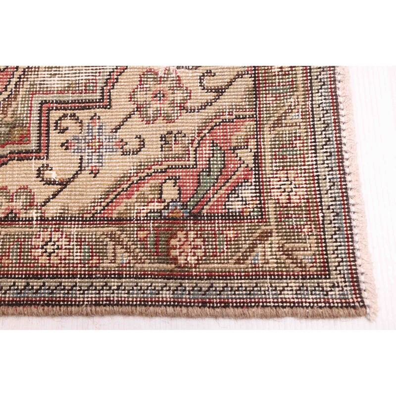 ECARPETGALLERY Hand-knotted Antalya Vintage Dark Copper Wool Rug - 5'9 x 9'1