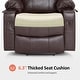 preview thumbnail 27 of 51, MCombo Large Power Lift Recliner Leather Chair with Massage, Heat, Cup Holders,Extended Footrest, Leather 7516