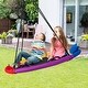 preview thumbnail 3 of 9, Costway 40'' Saucer Tree Swing Outdoor Round Platform Swing w/ Pillow - See Details