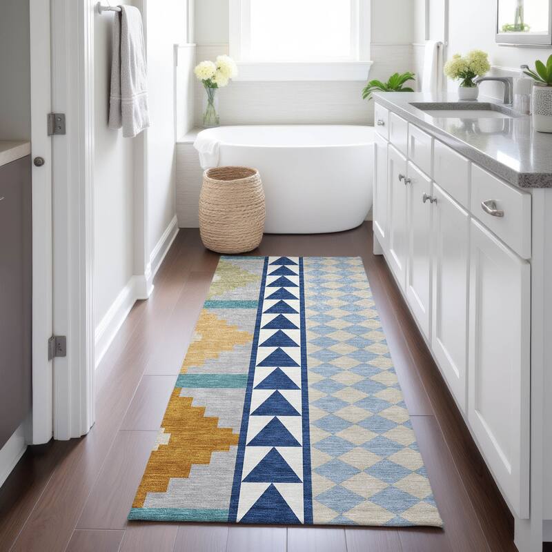 Machine Washable Indoor/ Outdoor Global Pima Chantille Rug